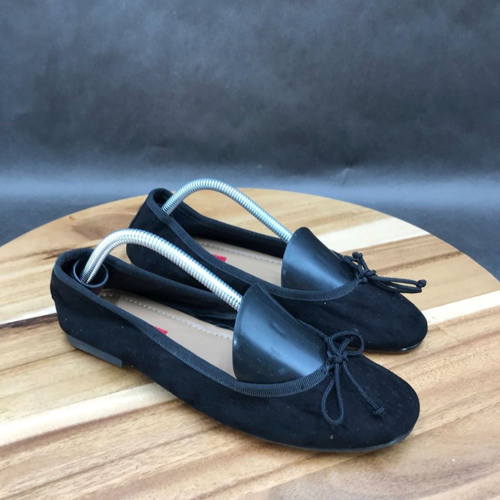 UnionBay Black Ballet Flats Slip On Shoes Womens Size 6